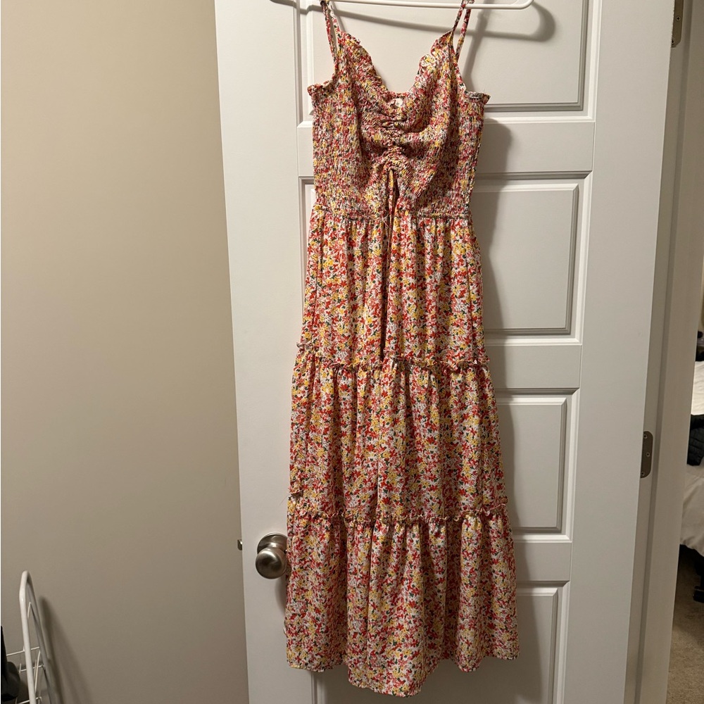 Floral Smocked Dress